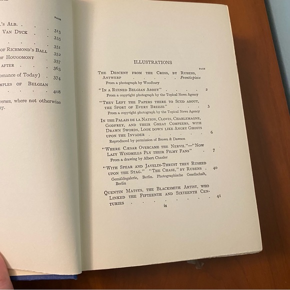 Romance of Old Belgium, 1915, 1st Edition HC Book w Cover  Elizabeth W. Champney - Picture 8 of 9